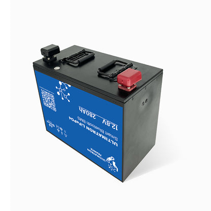 Batterie Lithium 280Ah 12V LiFePO4 sous siège - Bluetooth BMS Chauffage Ultimatron