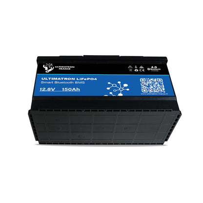 Batterie Lithium 150Ah 12V LiFePO4 sous siège - Bluetooth BMS Ultimatron France