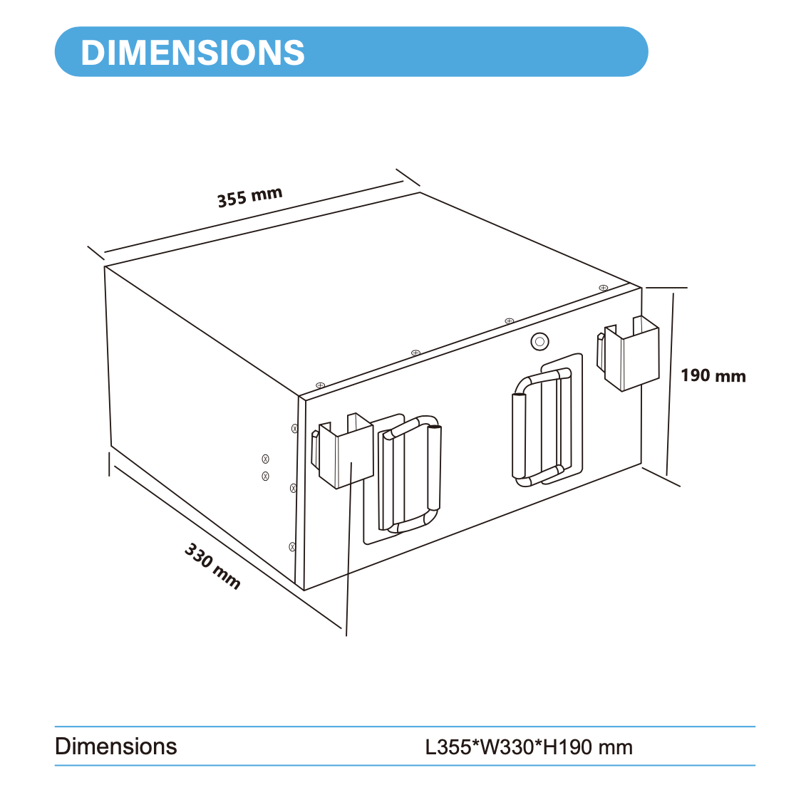 Batterie Lithium 280Ah 12V LiFePO4 sous siège - Bluetooth BMS Ultimatron