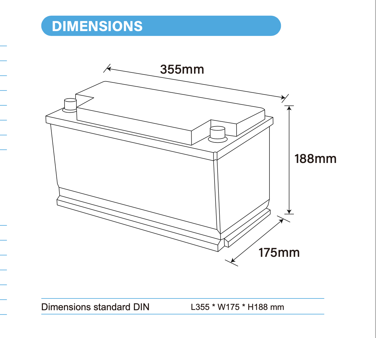 Ultimatron Batterie Lithium Sous Siège de 12.8V 100Ah LiFePO4 Smart BMS Avec Bluetooth Chauffage