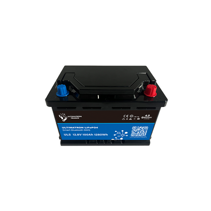 Ultimatron Batterie Lithium Sous Siège de 12,8V 100Ah LiFePO4 LN3 Smart BMS Avec Bluetooth