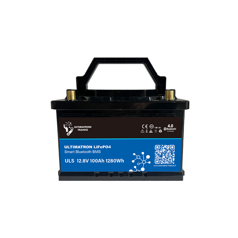 Ultimatron Batterie Lithium Sous Siège de 12,8V 100Ah LiFePO4 LN3 Smart BMS Avec Bluetooth