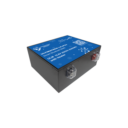 Batterie Lithium 200Ah 12V LiFePO4 sous siège - Bluetooth BMS Chauffage Ultimatron