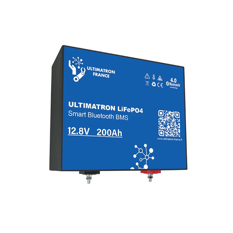 Batterie Lithium 200Ah 12V LiFePO4 sous le siège - Bluetooth BMS Ultimatron